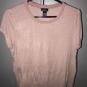 Pink/White Striped Shirt